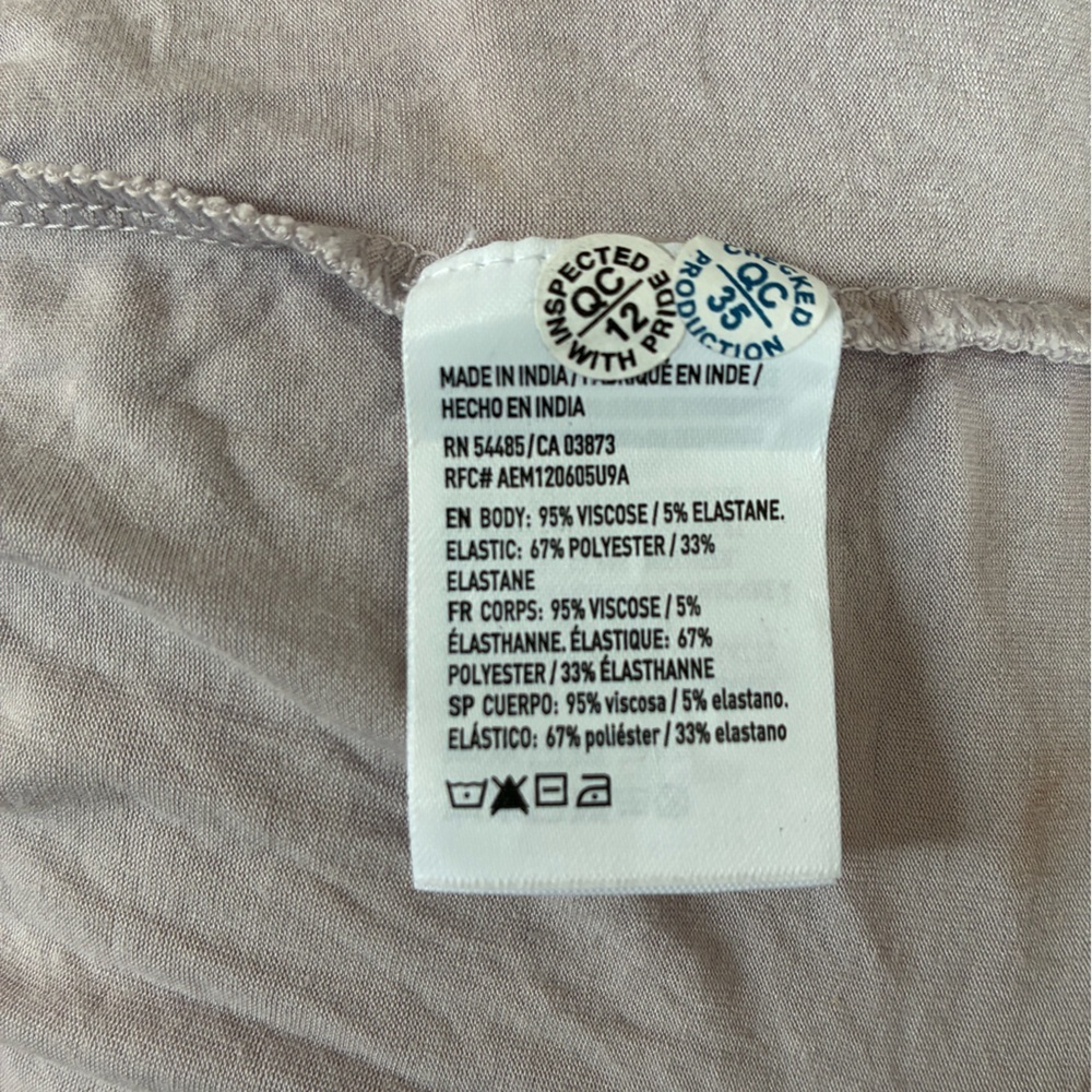 American Eagle Outfitters Off-Shoulder Light purple mauve Blouse medium - Picture 5 of 5